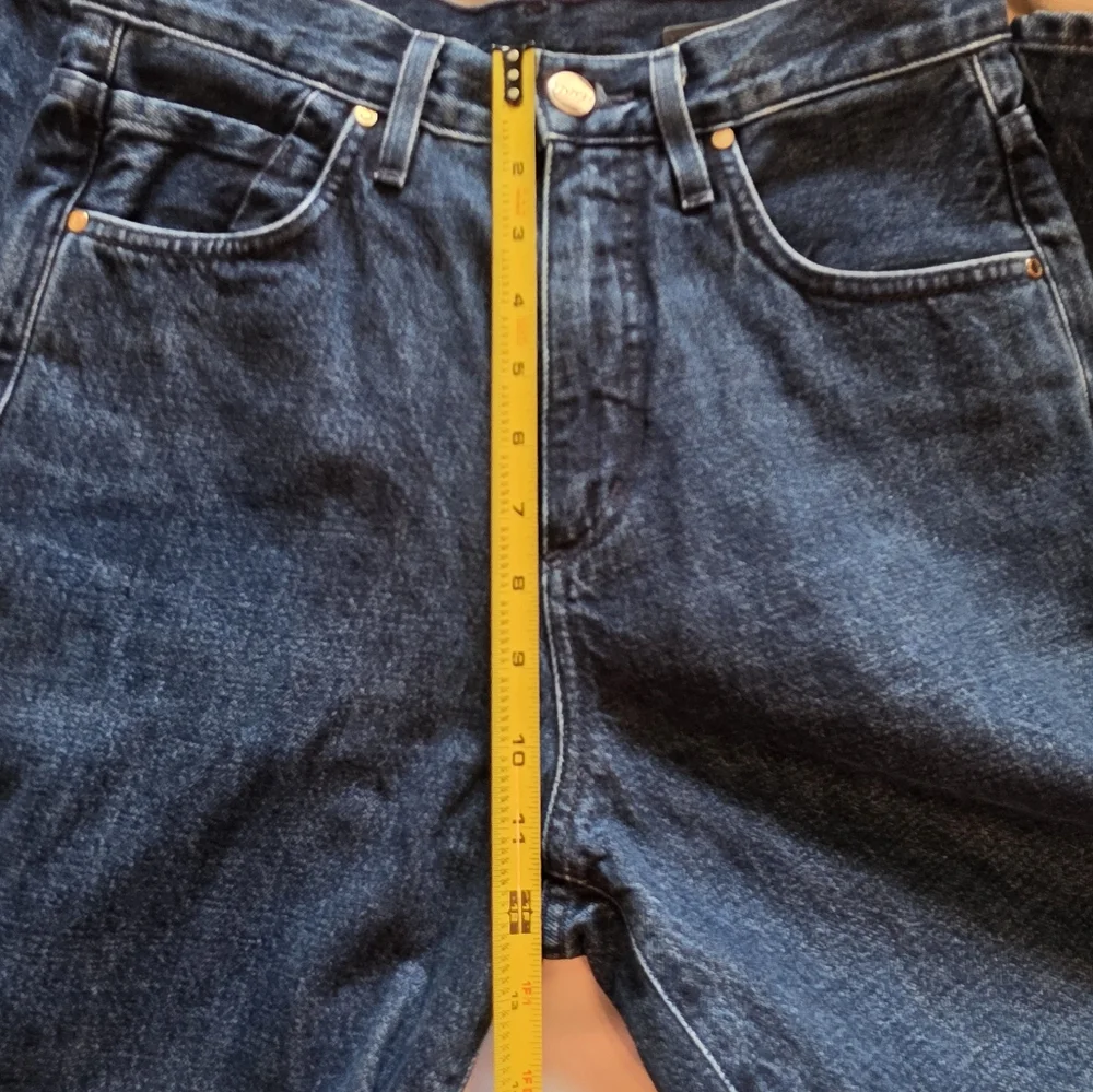 Goldsign Tapered Jeans Sz 26 Women’s Premium Designer Denim High Rise Blue Jeans
